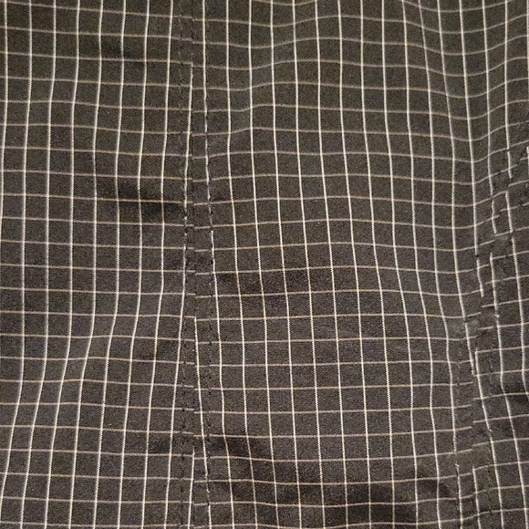 Express Black Cap Sleeve Fitted Blouse - Picture 4 of 11